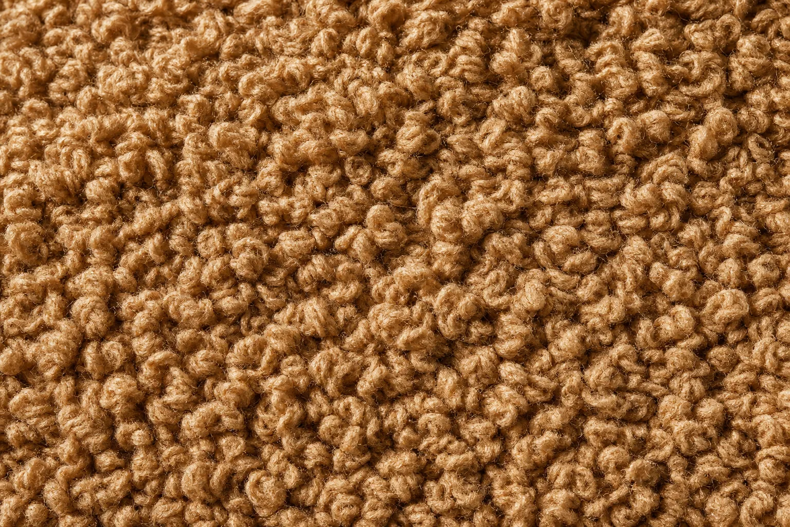 Camel bouclé macro
